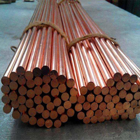 Barras de Cobre Sólido de Alta Pureza Directas de Fábrica C1200 C51900 C10100 C10200 C1020 para Uso Industrial con Servicios de Doblado y Soldadura