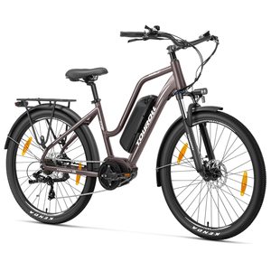 MA2 Touroll ขนาด27.5นิ้ว250W 13Ah 36V จักรยานไฟฟ้ามอเตอร์ขนาดกลางสีน้ำตาลเข้ม - Product Image 1