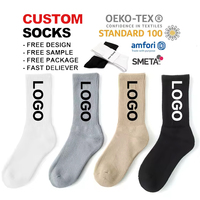 Chaussettes de sport unisexes Hehe Crew Premium 2025, emballage personnalisé, style streetwear hip-hop, logo personnalisé, chaussettes décontractées pour hommes avec logo