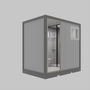 Toilette mobile de luxe portable avec séparation sec-humide, conteneur sanitaire préfabriqué, salle de bain, toilette - Product Image 1