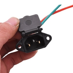 Ev Charging Port <b>Plug</b> 20Cm With Cover And Auto Close Mechanism For Battery Connection Cable <b>Replacement</b> Repair - Product Image 2