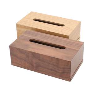 Export Quality Luxury Solid Wood Tissue Box Holder with Elegant Design for Living Room Bedroom and Office Use Available For Sale - Product Image 5
