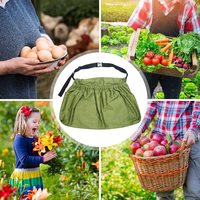 Demi-taille cueillette jardin récolte tablier désherbage jardinage tablier avec poches cueillette fruits coton jardin taille tablier