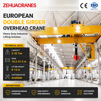 Grue à double poutre de type européen QD de 5 tonnes avec système de caméra IA
