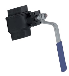 Válvula de bola manual de 6000WOG para alta temperatura, 2 piezas, ASTM CF8M A216 WCB, compatible con OEM para medios base - Product Image 1