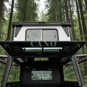 Tente de camping pour pick-up avec coque de camping-car en aluminium avec RTT pour les voyages tout-terrain, camping en famille, Tacoma, F150, Ranger - Product Image 3