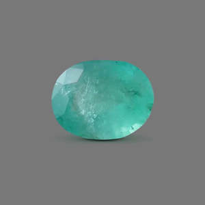 Émeraude Panna de 5,20 carats, pierre précieuse naturelle verte certifiée, qualité export du fabricant, pour bague, pendentif, bijoux - Product Image 3