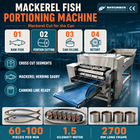 Usine de Conserves Découpeuse de Poisson en Darnes Acier Inox Alimentaire Lame Circulaire pour Maquereau Hareng Tronçons