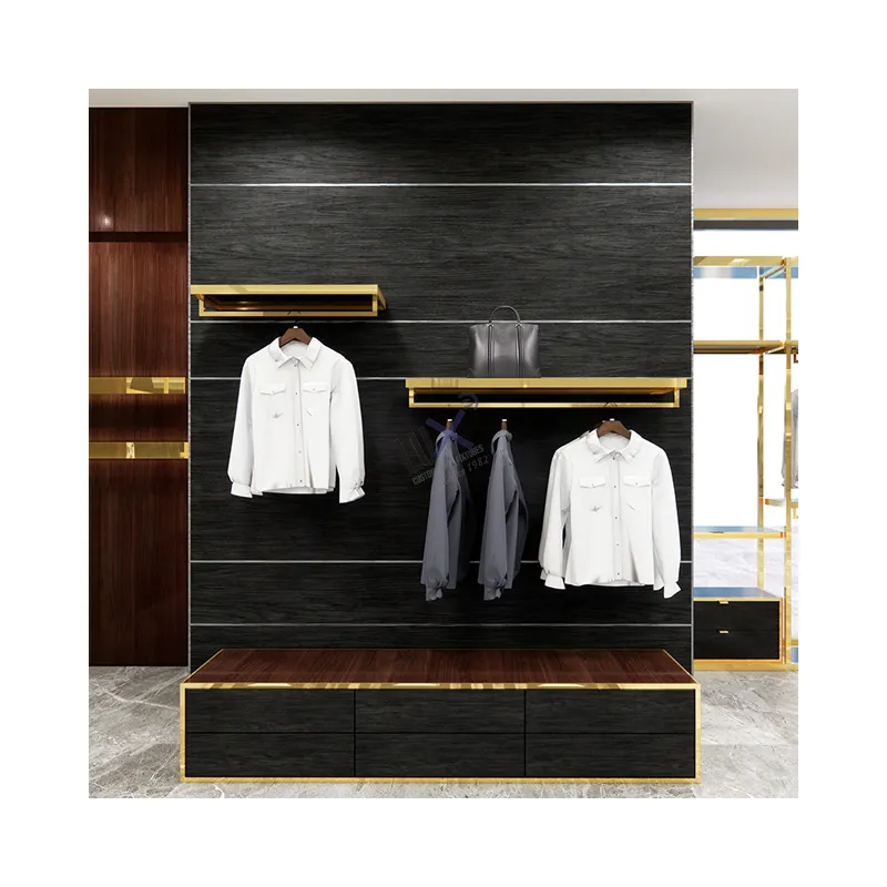 LUX Design Factory – présentoir de magasin de vêtements pour hommes avec vitrine de magasin pour vêtements pour hommes