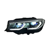 Phares avant laser SJC pour BMW Série 3 320i 325i 330i 2018-2022 G28 G20, phares jaunes/blancs DRL LED modifiés