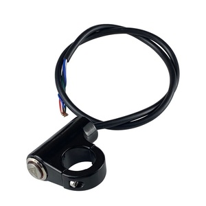 Interrupteur de guidon en alliage d'aluminium avec voyant lumineux pour moto, commande de feux de détresse double clignotants - Product Image 4