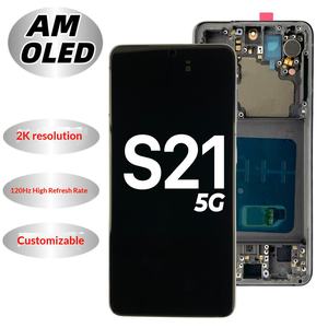 Pantalla OLED para <span class=keywords><strong>Samsung</strong></span> Galaxy <span class=keywords><strong>S21</strong></span> G991, 120Hz de Alta Frecuencia de Actualización, con Digitalizador de Huellas Dactilares - Product Image 1