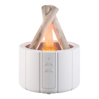 Feu de camp Flamme Feu Diffuseur Bonfire Aromathérapie Huile Ential Diffuseur 250Ml Bois Cool Mist Humidificateur pour