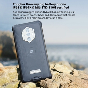 <span class=keywords><strong>Blackview</strong></span> – <span class=keywords><strong>BV6600</strong></span> téléphone robuste déverrouillé 8580mAh grande batterie 5.7 pouces Android téléphone portable 4G double Sim Smartphone - Product Image 4