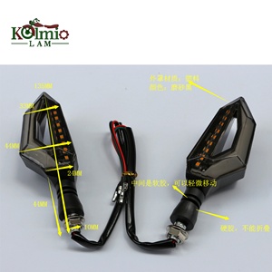 Accesorios para Motocicleta KOLMIO-LAM, Intermitentes, Indicadores, Aptos para <span class=keywords><strong>Kawasaki</strong></span> Ninja/<span class=keywords><strong>Serie</strong></span> <span class=keywords><strong>Z</strong></span>, Luces LED Ámbar de Señal de Giro - Product Image 6