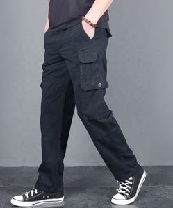 <span class=keywords><strong>Pantaloni</strong></span> da ginnastica kaki da <span class=keywords><strong>uomo</strong></span> per l'estate a vita media Casual in tessuto <span class=keywords><strong>con</strong></span> tasca laterale a vita alta tinta unita stile di carico sportivo ampio - Product Image 3