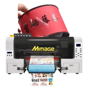 UV DTF Printer with Laminator Sticker Label Cup Printing Machine for Small Home Business Idea