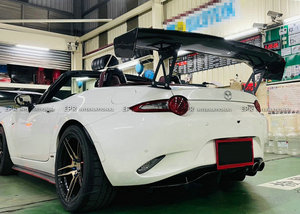 Alerón Trasero de Repuesto de Fibra de Vidrio Sin Pintar de Una Sola Pieza para Toyota GT86/BRZ Estilo VTX2 (Montaje Lateral) 1600MM - Product Image 2