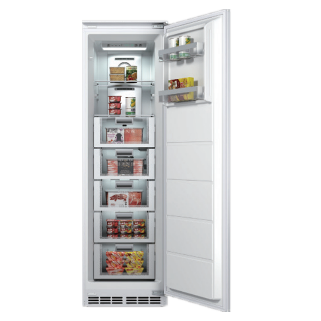 Frost Free 222 L Freezing Built-in Freezer Refrigerator