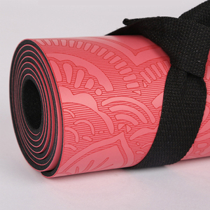 Logo in sinh thái thân thiện PU cao su tự nhiên Yoga <span class=keywords><strong>Mat</strong></span> cao su kết cấu không trượt tối ưu đệm dày 5mm Pilates tập thể dục <span class=keywords><strong>mat</strong></span> - Product Image 5