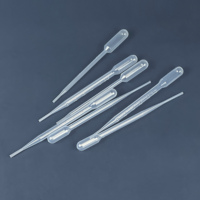 Pipette de transfert en plastique jetable Youlai compte-gouttes liquide calibré adapté à une utilisation en laboratoire