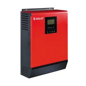 Effen 3KW 24V 220V 230V Omvormer 3KVA Off Grid Hybride Solar Inverter Met 50A Pwm Controller voor Zonnestelsel