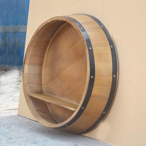 Estante <span class=keywords><strong>de</strong></span> <span class=keywords><strong>vino</strong></span> <span class=keywords><strong>de</strong></span> extremo <span class=keywords><strong>de</strong></span> barril <span class=keywords><strong>de</strong></span> madera Vintage personalizado soporte <span class=keywords><strong>de</strong></span> exhibición <span class=keywords><strong>de</strong></span> pared y piso apilable <span class=keywords><strong>con</strong></span> <span class=keywords><strong>bricolaje</strong></span> - Product Image 1