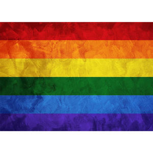 Toile de fond photo Tie-Dye Arc-en-ciel Fierté Gay, Décorations de fête d'anniversaire <span class=keywords><strong>Hippie</strong></span> des années 60, Bannière LGBT Fierté Gay - Product Image 2