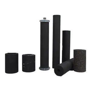 High coconut materials sintering 5 microns filter 10/20/30/40 inch carbon tube filter for water purifier cartridge filter parts