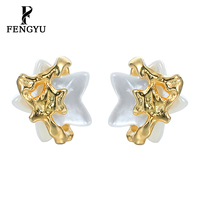 Élégantes boucles d'oreilles en forme d'étoile en or 18 carats pour femmes, bijoux en argent sterling 925 personnalisés, pierres précieuses fines, vente en gros
