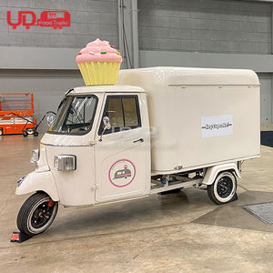 Camion de singe italien mobile à 3 roues personnalisé nouvel état Cupcake chariot à café Restaurant boulangerie crème glacée snack van vente - Product Image 5