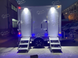 ห้องน้ำกลางแจ้ง<span class=keywords><strong>4</strong></span>ห้องสุขาแบบพกพาที่ทันสมัยพร้อมพอร์ตฝักบัวห้องน้ำกลางแจ้ง - Product Image 2