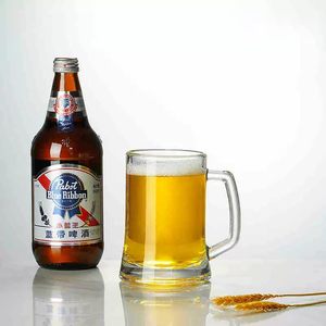 Jarras <span class=keywords><strong>de</strong></span> <span class=keywords><strong>Cerveza</strong></span> <span class=keywords><strong>de</strong></span> 500 ml, Jarras <span class=keywords><strong>de</strong></span> Vidrio con Base Ancha y Asa, Jarras <span class=keywords><strong>de</strong></span> <span class=keywords><strong>Cerveza</strong></span> sin Plomo para Bar, Whisky, Cócteles, Jugos y Bebidas - Product Image 4