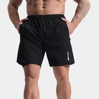 Vente en gros Short de gym vierge à séchage rapide pour la course à pied, maillot de bain pour planche de surf, shorts de plage pour hommes