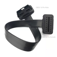 Faisceau de câblage OBD2 mâle-femelle de l'interface diagnostique automobile Offre Spéciale 16Pin