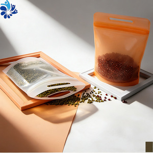 Bolsas de silicona para almacenamiento de alimentos, rectangulares reutilizables, 3 piezas, sellado para congelador, para picnic - Product Image 3