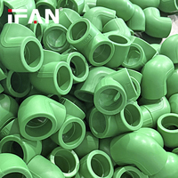 Fabricant IFAN GB/T 18742 Raccords et tuyaux PPR 20-125MM Injection de moulage de couleur verte Tous les types de raccords PPR