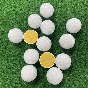 Pelotas de Golf Nuevas de Doble Capa de Caucho Sintético PU, Grado Competición, Alto Rendimiento, Vuelo Estable, 332 Hoyos, Impresas - Product Image 4