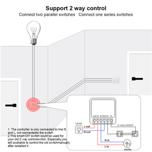 Módulo WiFi Mini Universal Cozy Life para Eletrodomésticos, Interruptor de Relé Inteligente com Temporizador Sem Fio - Product Image 4