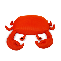 Petz Small Crab, jouet flottant pour piscine en forme de crabe, en maille, sans gonflage nécessaire