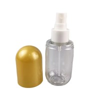 Flacon pulvérisateur vide en PET transparent pour voyage, parfum, tonique, crème solaire, avec pompe à brume fine, 40ml 60ml 100ml, portable