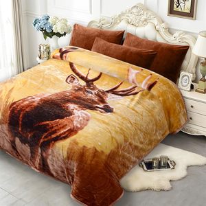 Bán Buôn Đôi Dày Chunky Mềm Giường Sofa Thổ Nhĩ Kỳ Chăn Tùy Chỉnh Ấm Sang Trọng Nặng Raschel Chăn Cho Mùa Đông Nữ Hoàng Kích Thước - Product Image 1