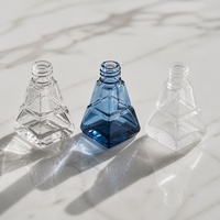 Bouteille diffuseur d'air frais transparente de 8 ml en verre, flacon de parfum de voiture suspendu personnalisé avec bouchon en bois, vide