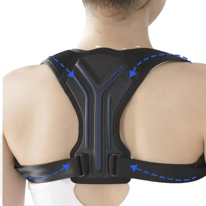 back correction belt breathable anti humpback correction belt collarbone adjustable sitting posture correction belt popular