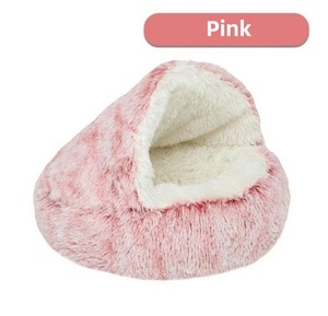 Offre Spéciale long lit en peluche semi-fermé pour <span class=keywords><strong>chat</strong></span> et chien lits chauds pour animaux de compagnie pour petits animaux - Product Image 6