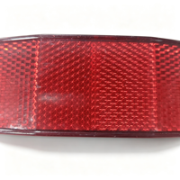 Réflecteur de porte-bagages arrière de vélo haute visibilité, plaque réfléchissante rouge d'avertissement de sécurité pour porte-vélo, accessoires de conduite nocturne CE