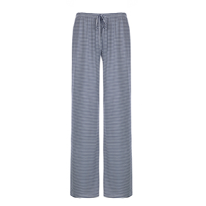 Striped Knit Wide Leg <b>Pants</b> Women Drawstring Waist Loose Fit Casual Lounge Trousers Soft Comfortable Long <b>Pants</b> - Product Image 6