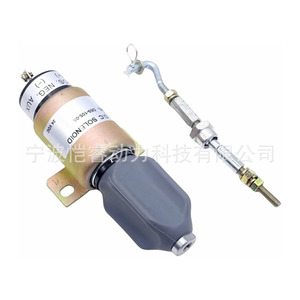 Válvula solenoide de corte de combustible D59-105-05 Sk-104u-36 24V 12V para Auman Shangchai 6114 XCMG (medio aceite) - Product Image 3