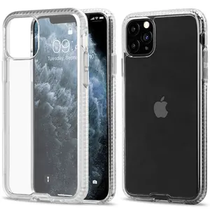 Ultra Thin Hybrid Crystal Pure Clear Case voor iPhone 11 Pro MAX XR XS 8 7 Schokabsorptie Cover anti-Kras Clear Back Case