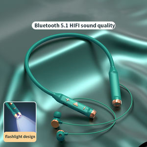 Lampe de poche sans fil Blue Tooth Subwoofer <span class=keywords><strong>casque</strong></span> de jeu de sport charge rapide mollet <span class=keywords><strong>casque</strong></span> suspendu au cou réglable - Product Image 6